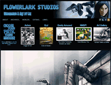 Tablet Screenshot of flowerlarkstudios.com